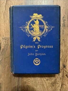 The Pilgrim's Progress by John Bunyan - Blue & Gold Decorative Cover